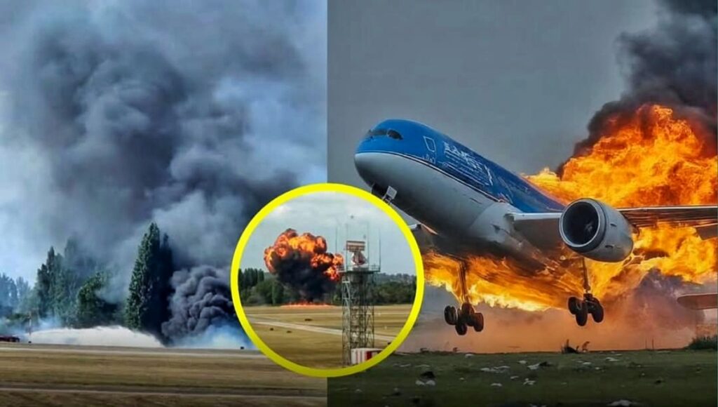 London Plane Crash