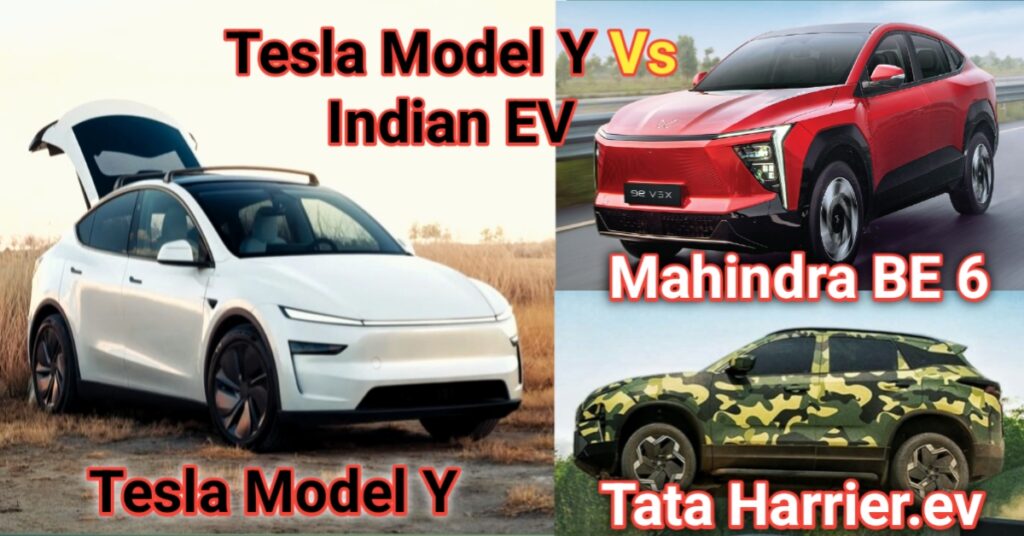 Tesla Model Y बनाम भारत की EV SUV कारें
