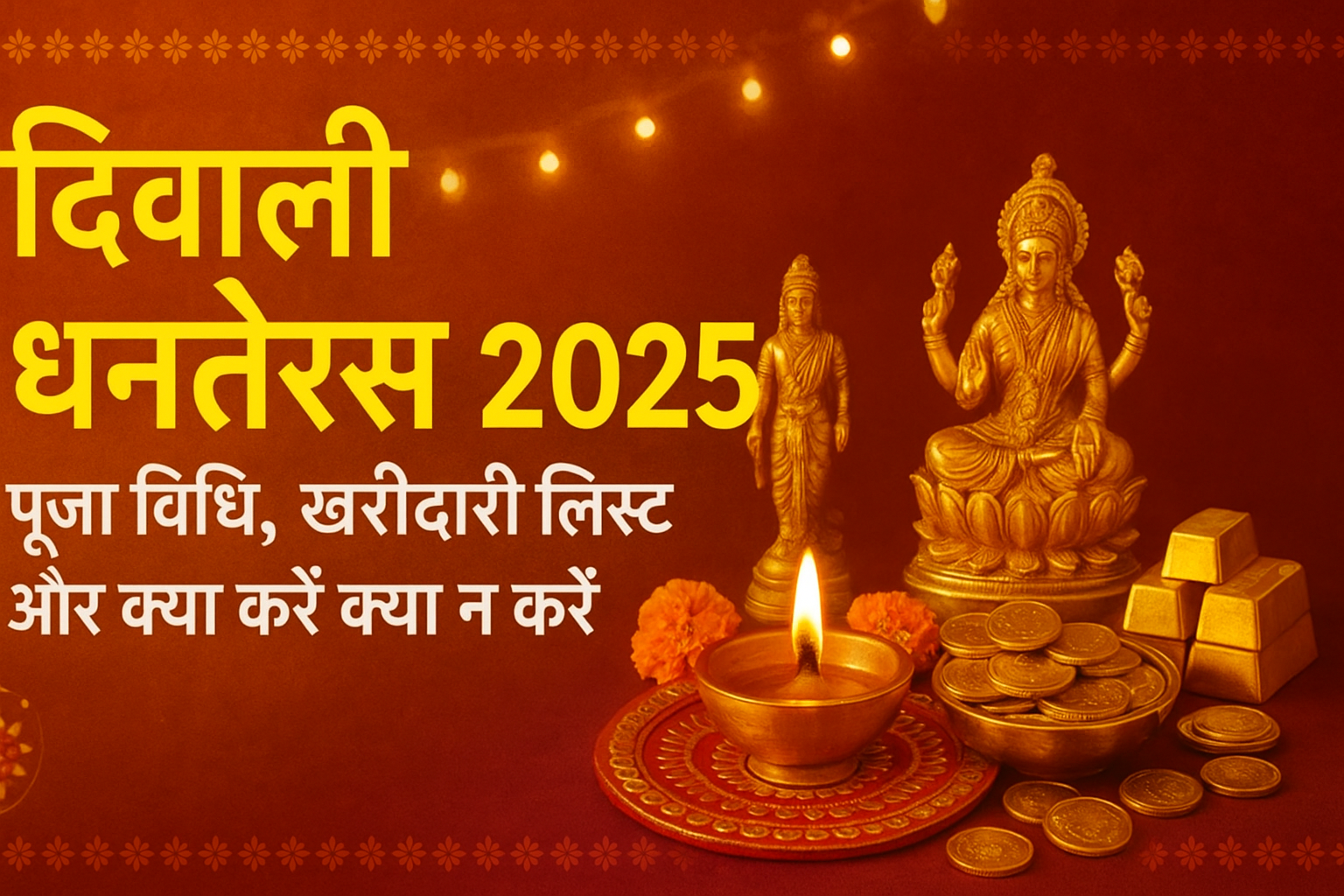 दिवाली धनतेरस 2025