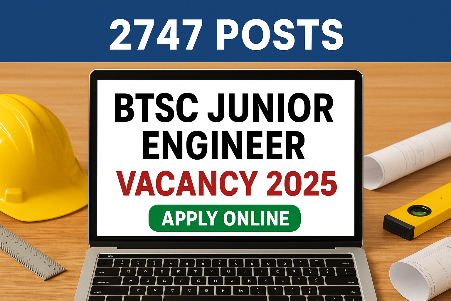 BTSC Junior Engineer Vacancy 2025